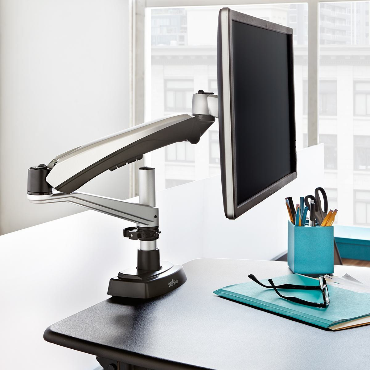 Vari Desk Monitor Arms at Marie Knepper blog